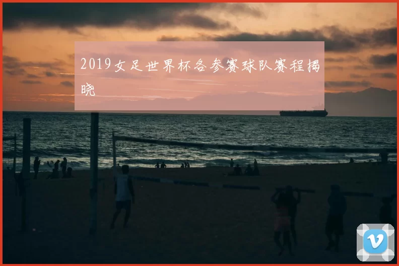 2019女足世界杯各参赛球队赛程揭晓